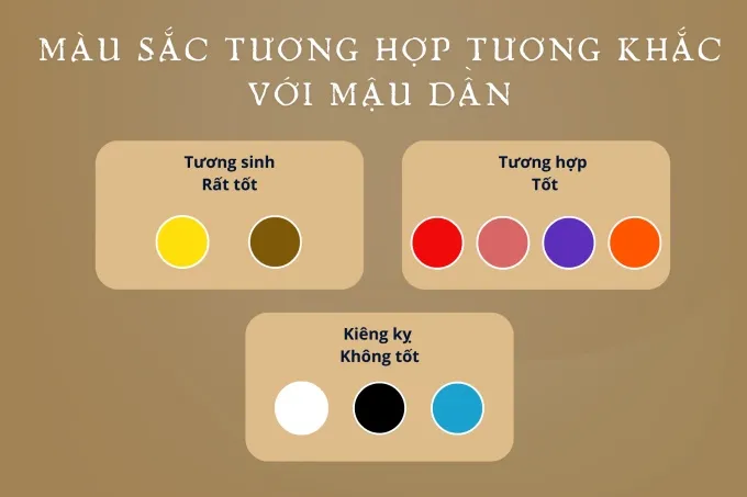 Màu sắc phù hợp cho 1998