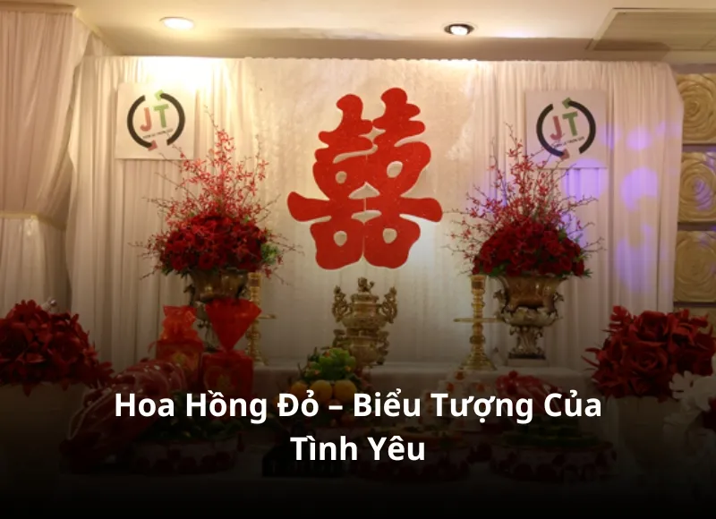 cắm hoa bàn thờ gia tiên ngày cưới