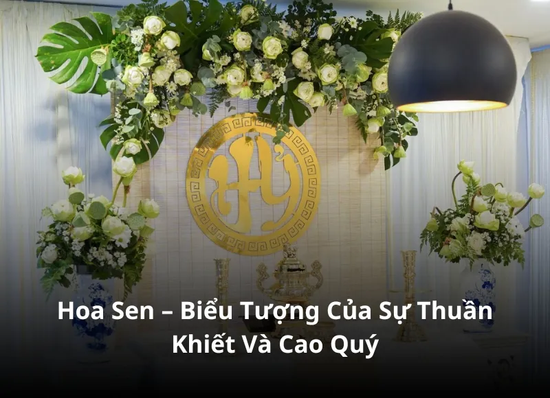 cắm hoa bàn thờ gia tiên ngày cưới