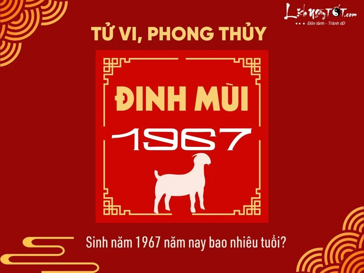 Người sinh năm 1967 Đinh Mùi và các yếu tố tử vi liên quan