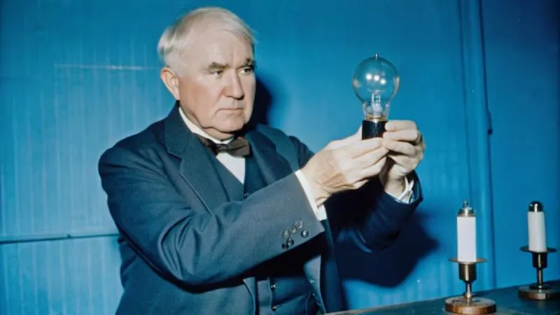 Thomas Edison, một Bảo Bình nổi tiếng với sự sáng tạo đột phá