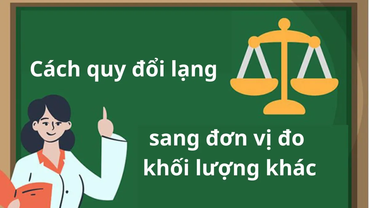Sơ đồ minh họa các đơn vị đo khối lượng tấn, tạ, yến, kilogam, gam và cách quy đổi chúng với đơn vị lạng.