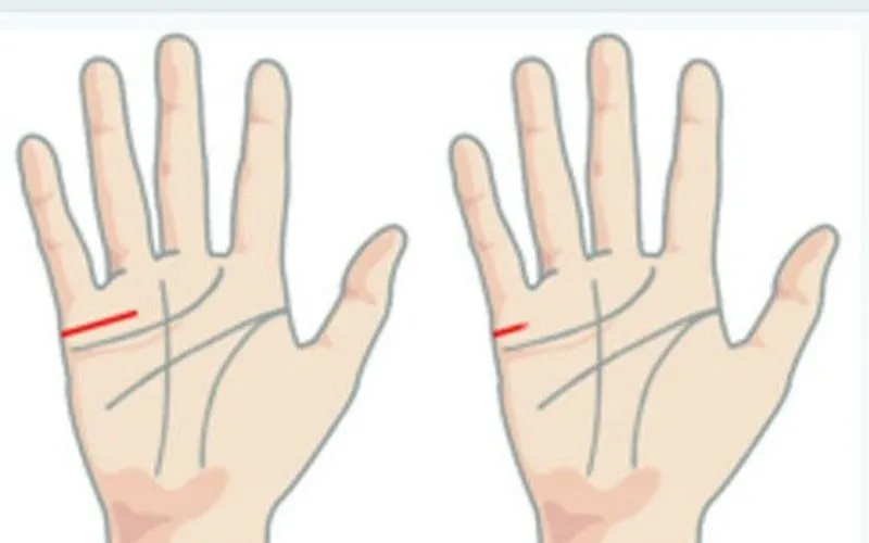 Dấu hiệu chỉ tay độc thân hoặc hôn nhân không bền vững