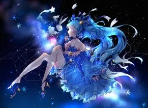 Ảnh anime cung Bảo Bình đẹp mắt