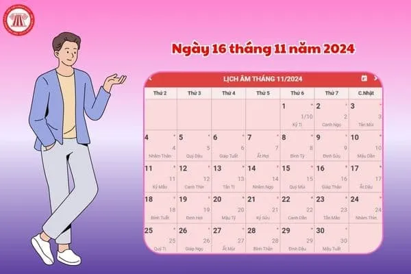 Thông tin tổng quan về ngày 16 tháng 11 dương lịch và lịch âm, các quy định nghỉ phép quan trọng cho người lao động, bao gồm cả dịp kết hôn.