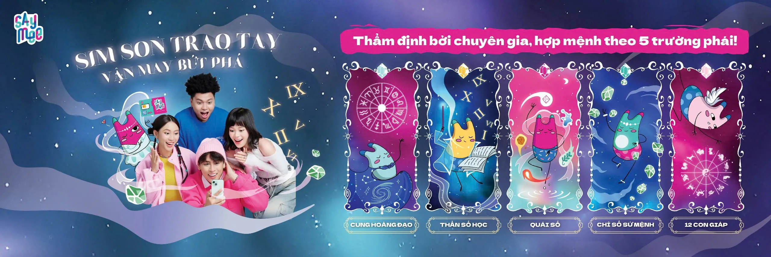 Hình ảnh SIM SON của Saymee, một dòng SIM phong thủy được thiết kế riêng
