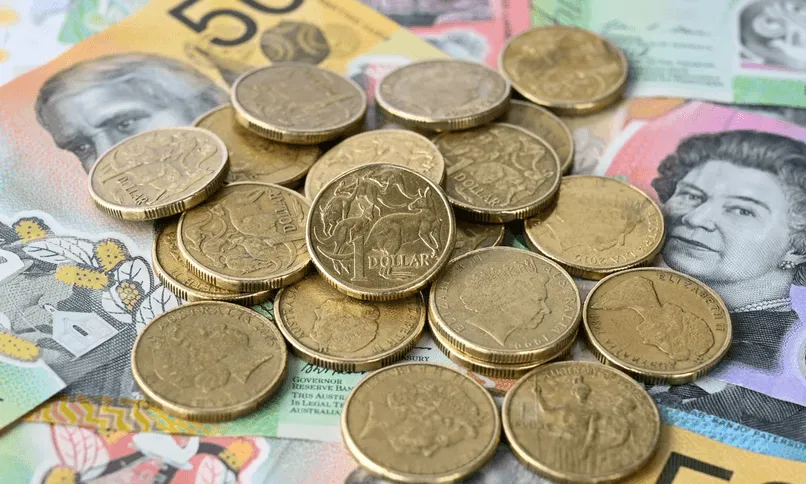 Tiền xu Úc.