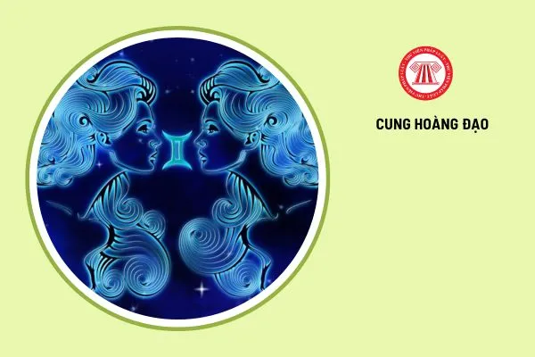 Biểu tượng hai anh em sinh đôi của cung Song Tử, đại diện cho sự linh hoạt và thông minh