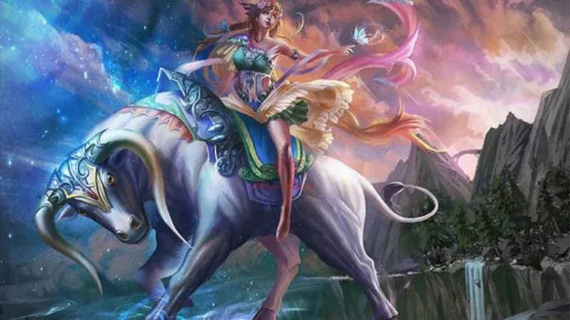 Minh họa sự tương hợp giữa Kim Ngưu và các cung Đất, Nước