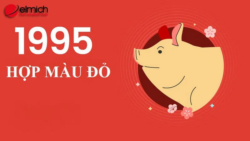 Màu đỏ là lựa chọn hoàn hảo nhất cho cô dâu sinh năm 1995 mệnh Hỏa