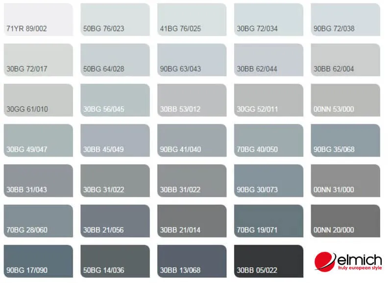 Màu ghi/xám thuộc hành Kim nên cô dâu mệnh Hỏa 1995 cần hạn chế