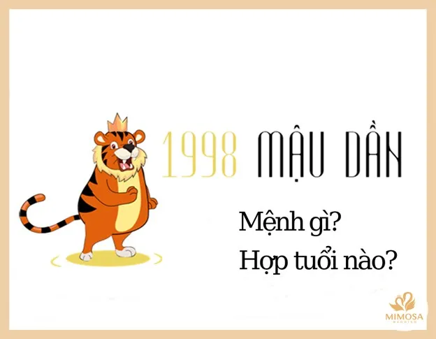 alt text: Cô dâu chú rể tuổi Mậu Dần 1998