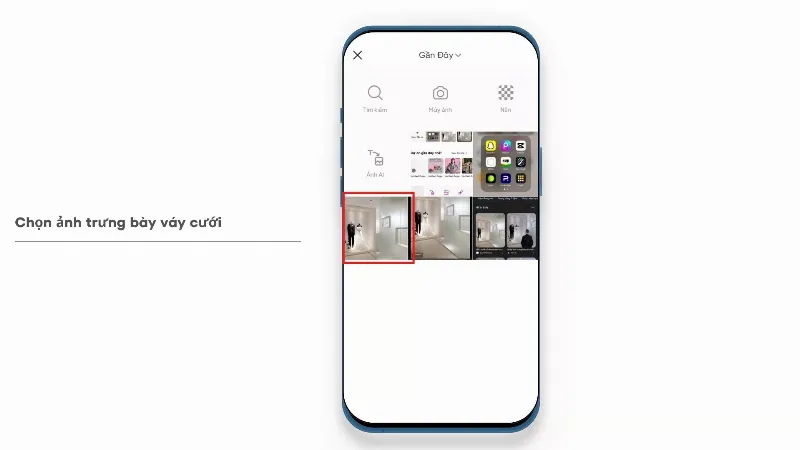 Chọn ảnh đã lưu