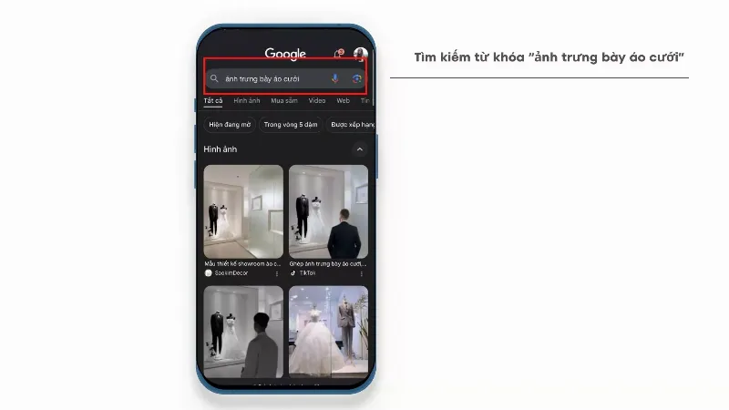 Tìm kiếm ảnh váy cưới
