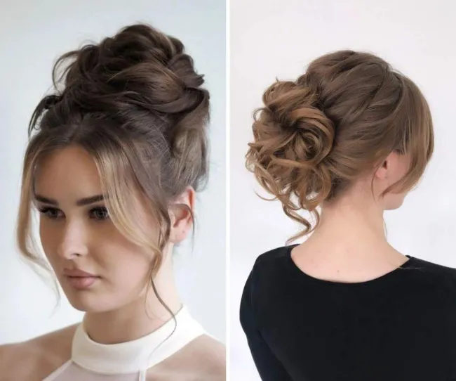 Tóc búi Updo