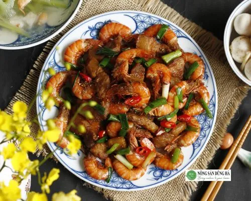 Tôm nõn rang thịt đậm đà