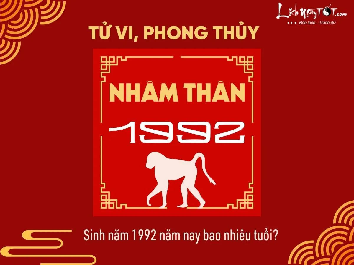 Người sinh năm 1992 đang tìm hiểu số tuổi hiện tại, mệnh và vận trình cuộc sống