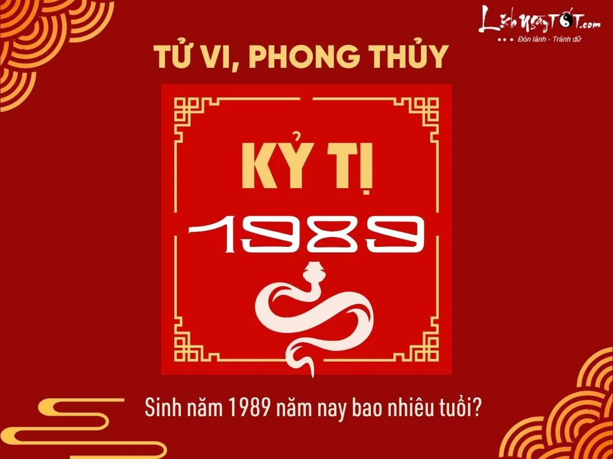 Người sinh năm 1989 Kỷ Tỵ năm 2024 bao nhiêu tuổi và vận mệnh ra sao?