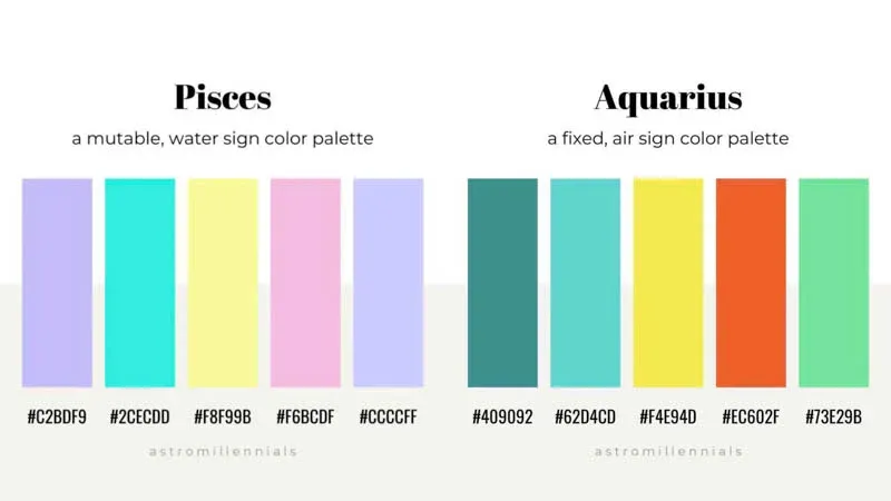 Màu sắc may mắn cho người sinh tháng 2